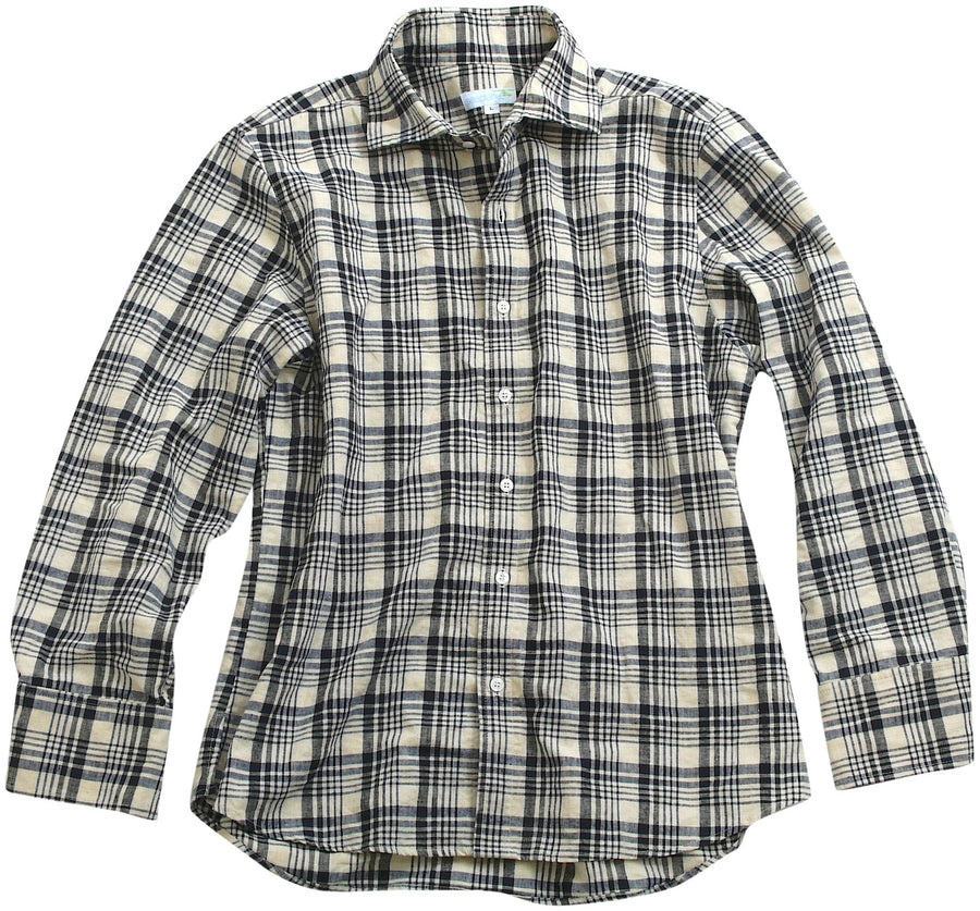 navyblack plaid
