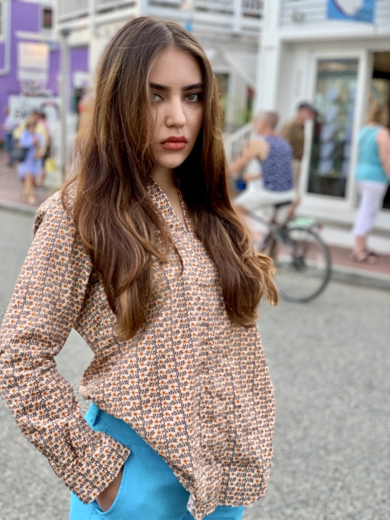 little cocoa floral tunic