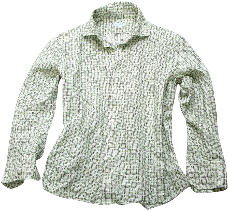 green embroidered