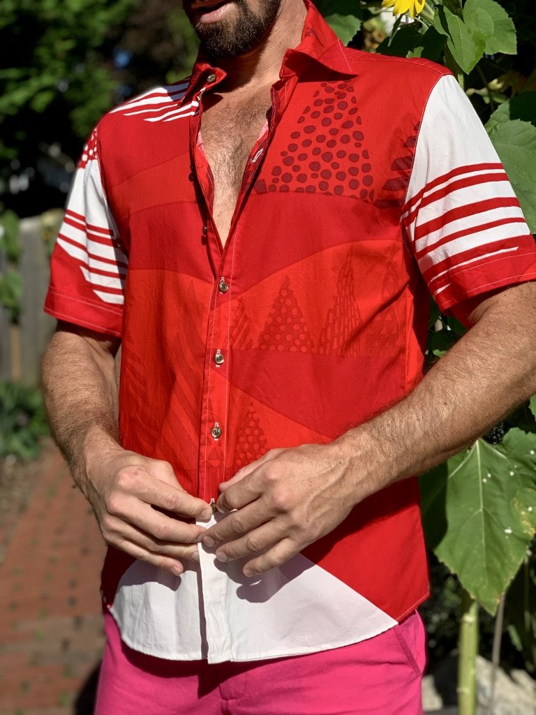 marimekko tultakero red 2011 vintage original SS