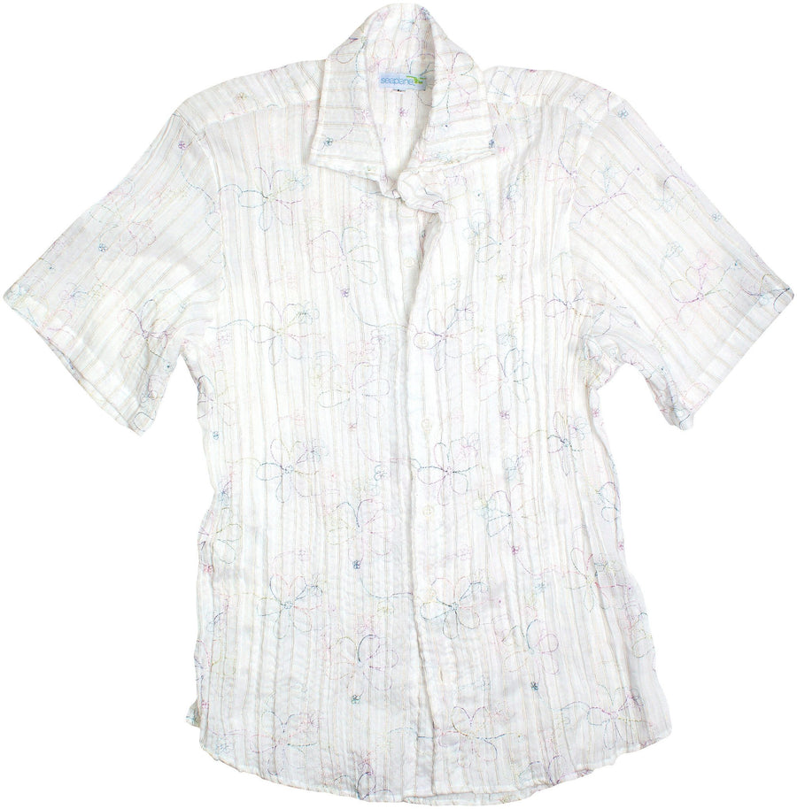 white embroidered SS