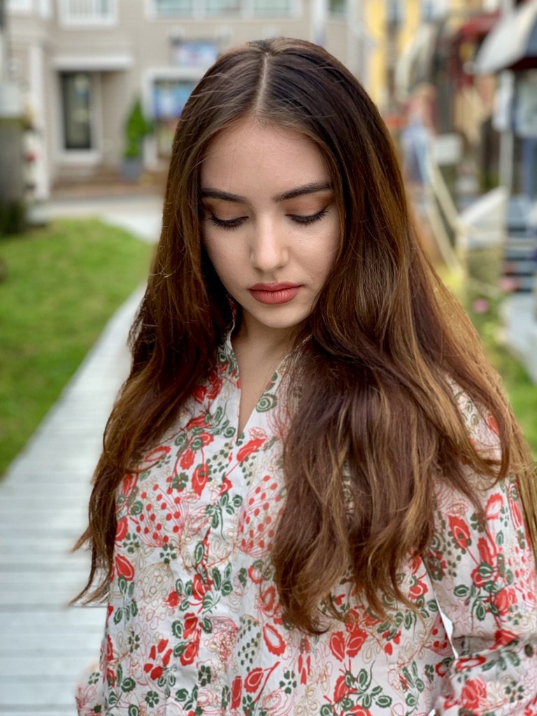 red green hectic tunic