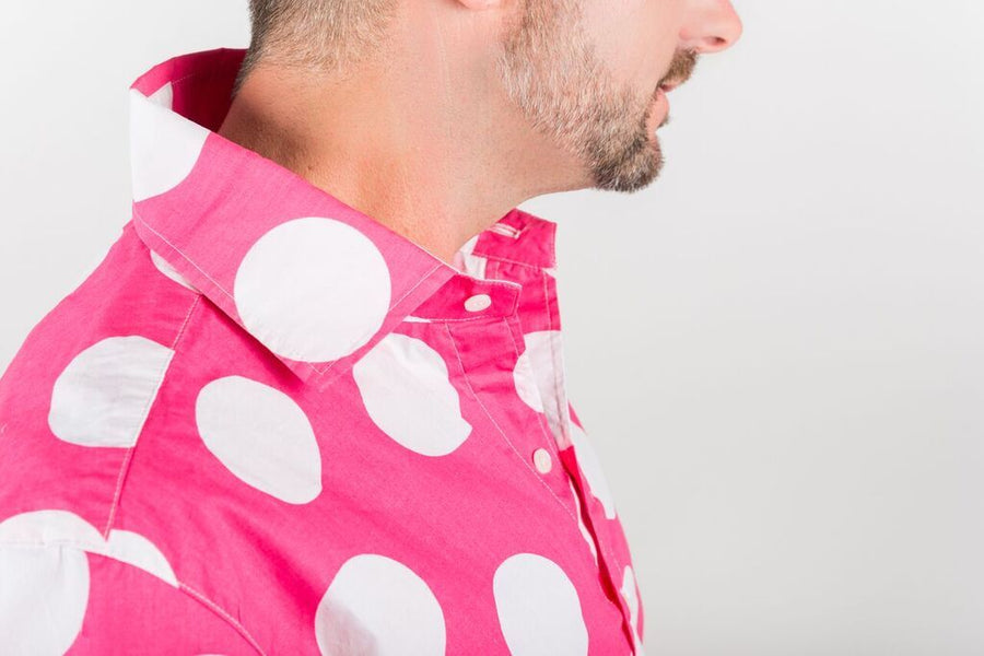 knockout pink polka SS