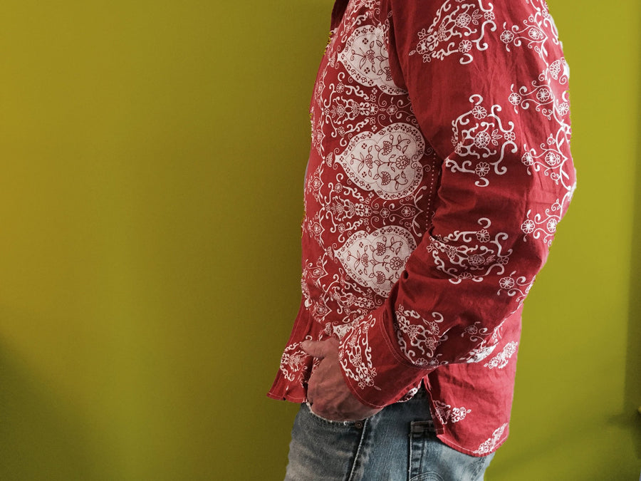 bandana red LS